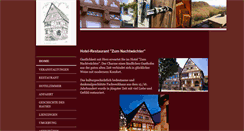 Desktop Screenshot of hotelrestaurant-nachtwaechter.de